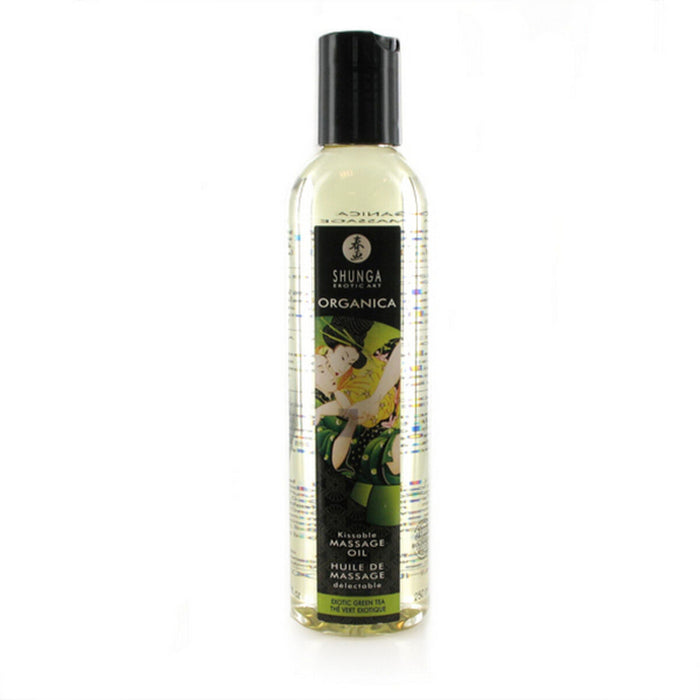 Massageolja Organic Erotic Green Tea Shunga SH1100 (250 ml)