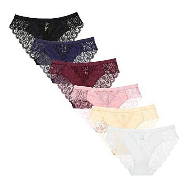 Spetstrosor Kvinna Multicolour Storlek L (6 pcs) (Refurbished A+)