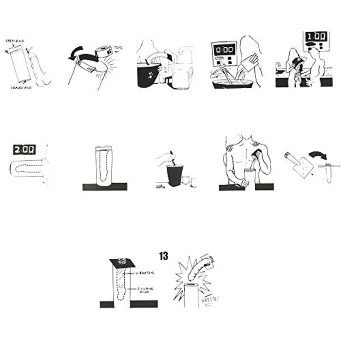 Svart Dildo Gayversion Clone A Willy E24277