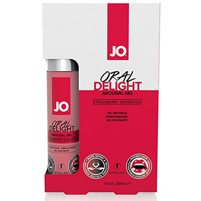 Oral sprej Oral Delight Strawberry Sensation med jorgubbssmak 30 ml System Jo SJ40481
