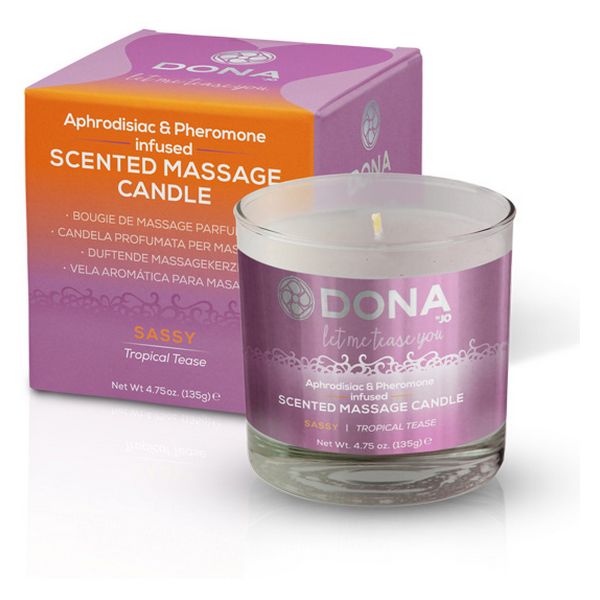 Doftljus Massage Tropical Tease 225 ml Dona 5574