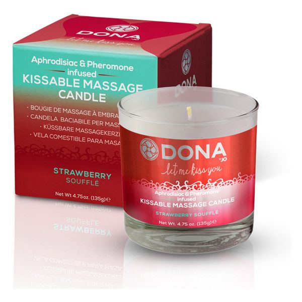 Kyssbar Massageolja Jordgubbssoufflé Dona 5680