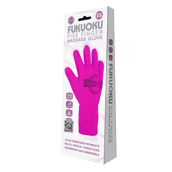 Massage Glove Right S/M Rosa Fukuoku IFK910-RP