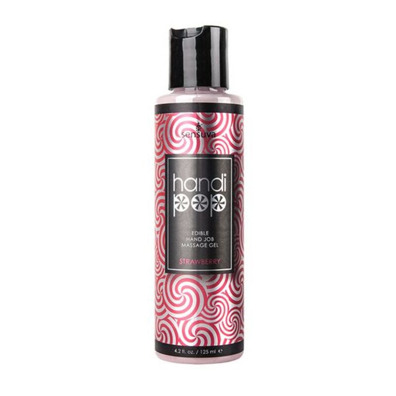 Handipop Jordgubb Hand Job Massagegel 125 ml Sensuva VL484