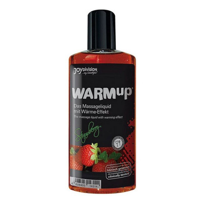 Erotisk Massageolja Joydivision Warm Up Jordgubbe (150 ml)