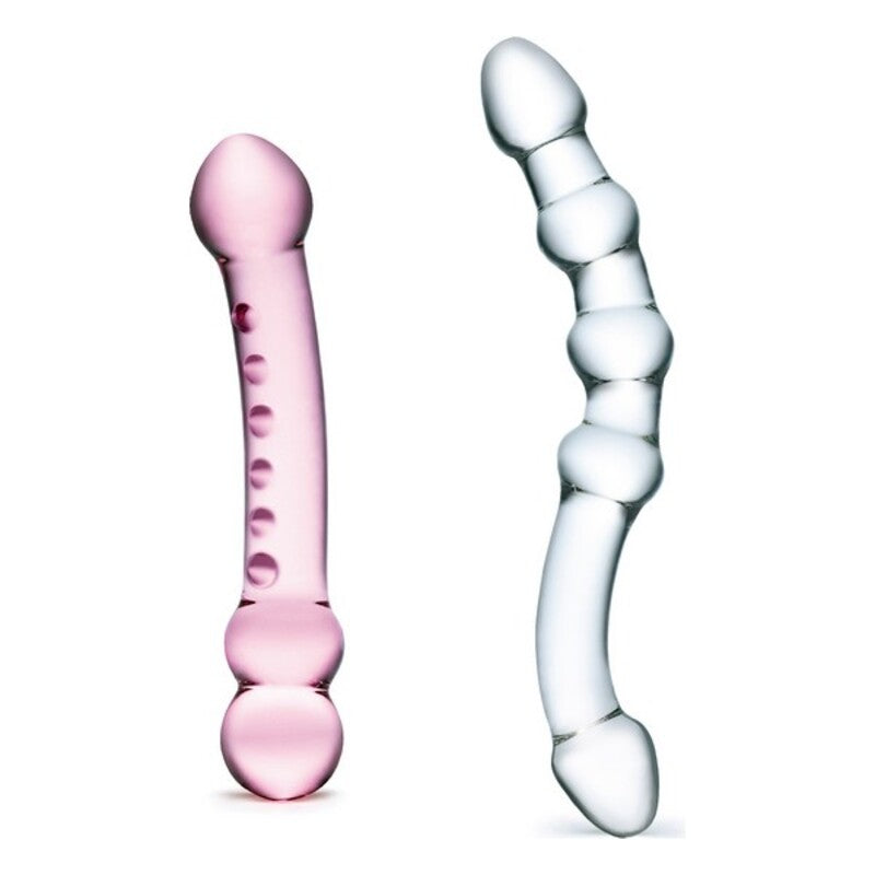 Lustask Glass Dildo Large Pleasure Kit Glas (2 pcs)