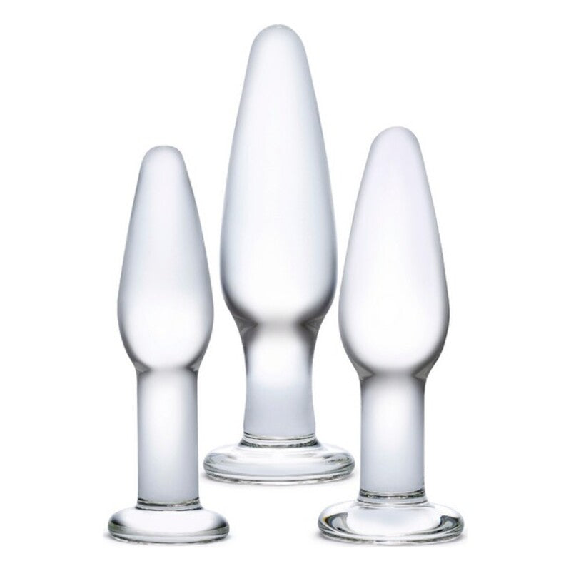 Lustask Anal Training Large Pleasure Kit Glas (3 pcs)
