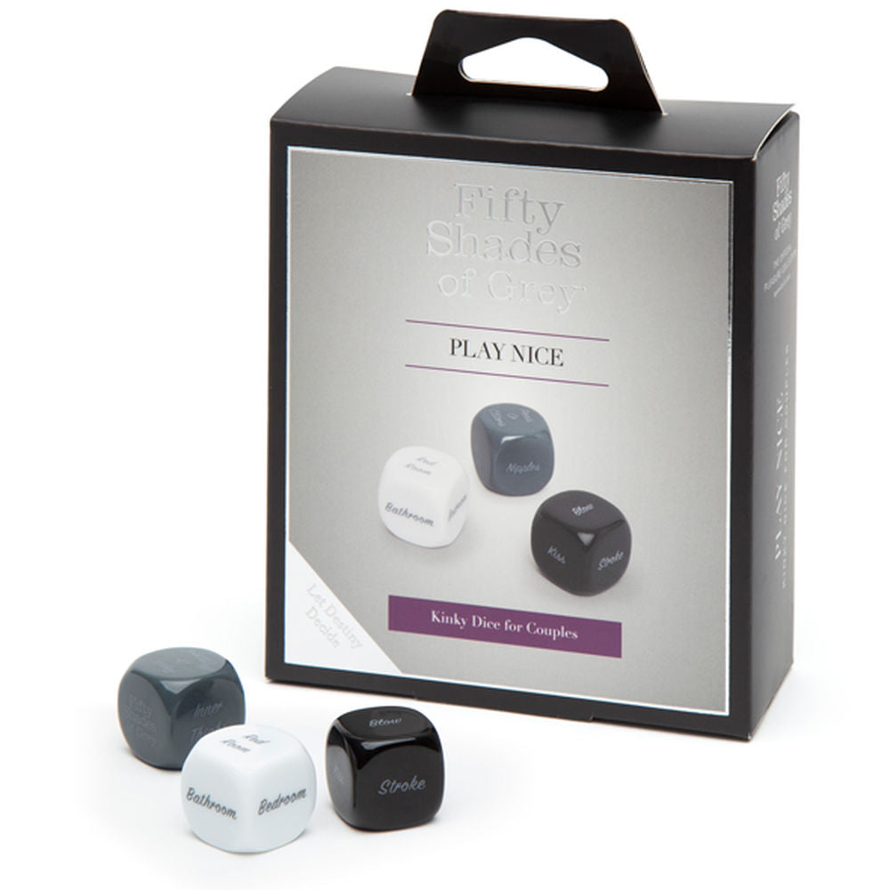 Tärningsspel Erotic Fifty Shades of Grey Play Nice Role Play Dice