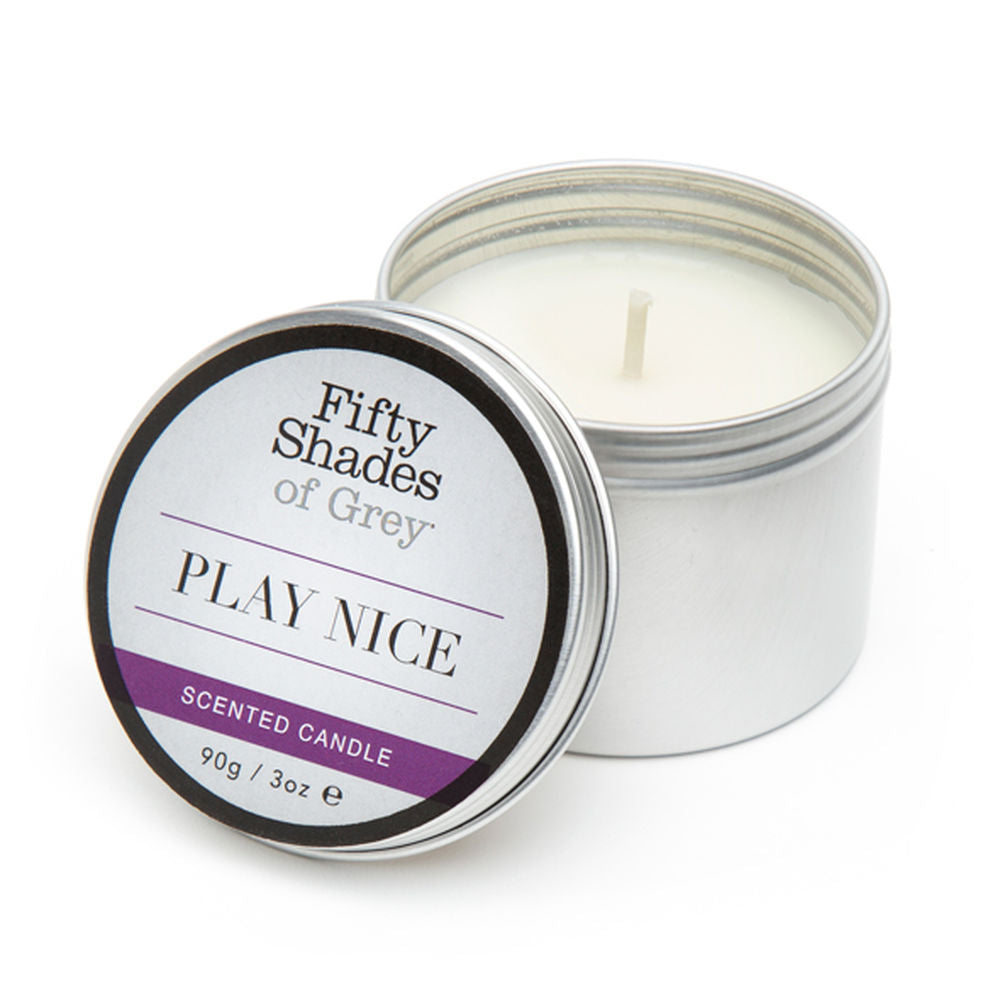 Massageljus Fifty Shades of Grey Play Nice Vanilla (90 g)