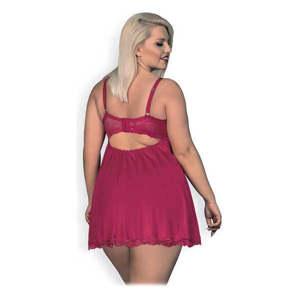 Babydoll & Stringtrosa Rosalyne Obsessive Röd