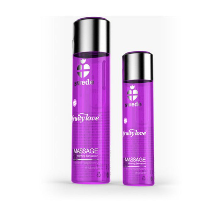 Massagelotion Fruity Love Massage Sweet Raspberry Rhubarb Swede (120 ml)