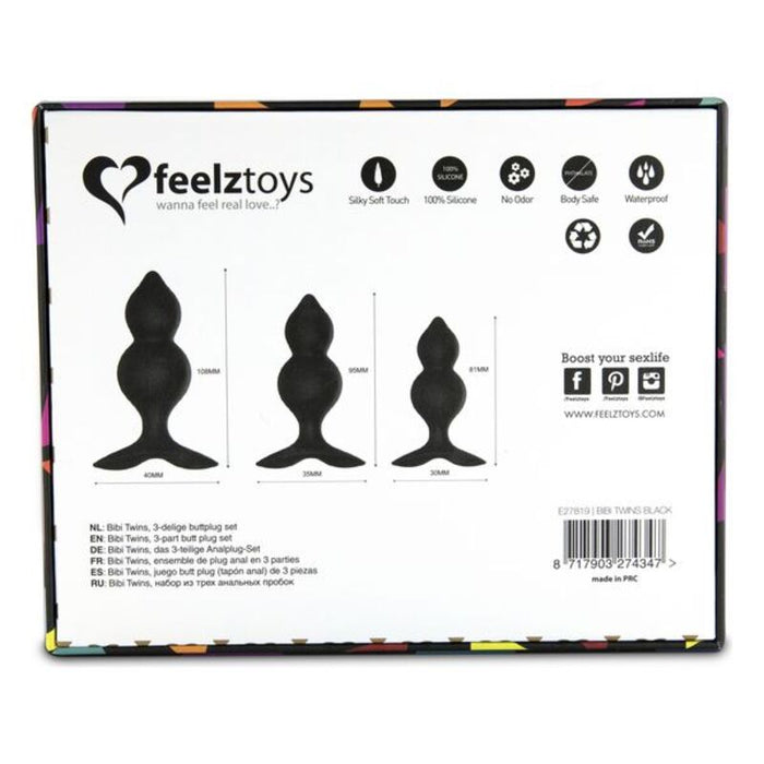 Analplugg Bibi Twin FeelzToys (3 pcs)