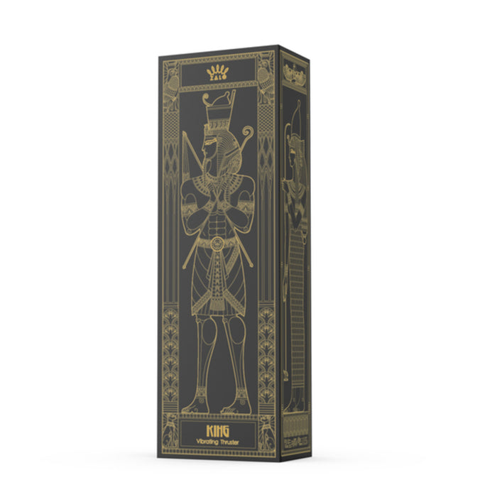 Vibrator King Thruster Obsidian Zalo Svart