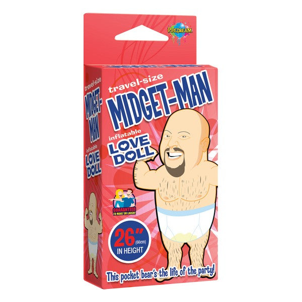 Uppblåsbar docka Midget-man Pipedream