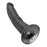 Dildo Cock, 7 tum, svart King Cock 12506