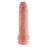 Dildo Cock, 11 tum, med pung, hudfärgad King Cock 12529