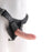 Harness strap-on med 6 tums kuk, hudfärgad King Cock NS7068