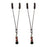 Vårtklämmor Ruby Black Sexperiments SS510-82