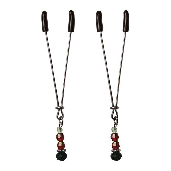 Vårtklämmor Ruby Black Sexperiments SS510-82