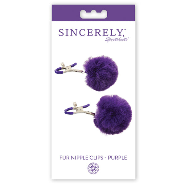 Sincerely Fur Bröstvårtsklämmor Sportsheets