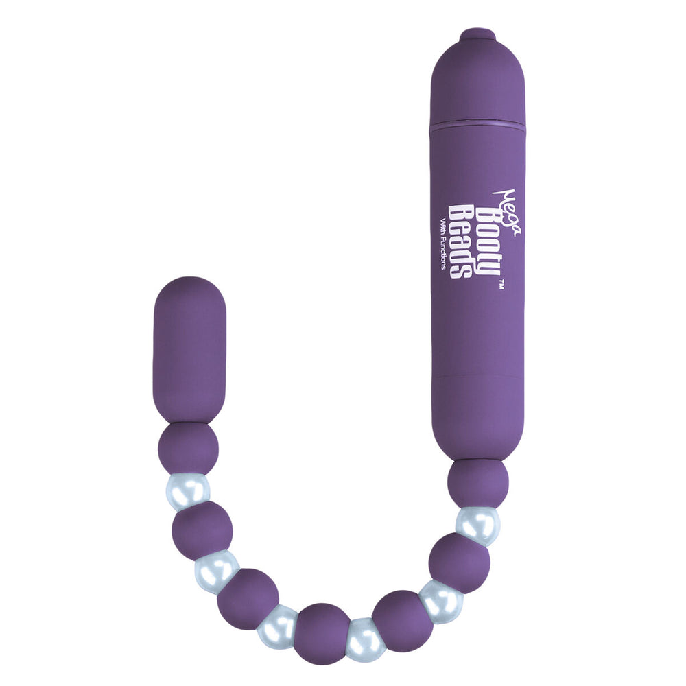 Vibrerande anuspropp PowerBullet Mega Booty Beads with 7 Functions Violet