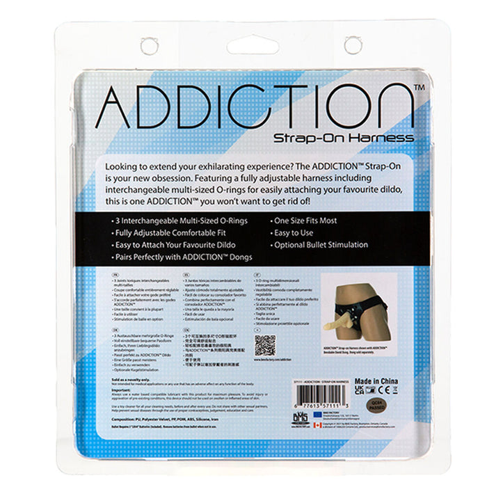 New Comers Strap Addiction Strap-On One Size Fits Most Black