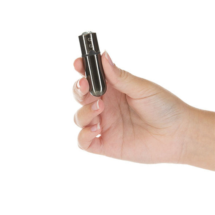 Patronvibrator PowerBullet Crystal 9 Gun metal