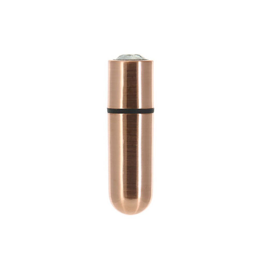 Patronvibrator First Class Mini PowerBullet Crystal 9 Guldrosa