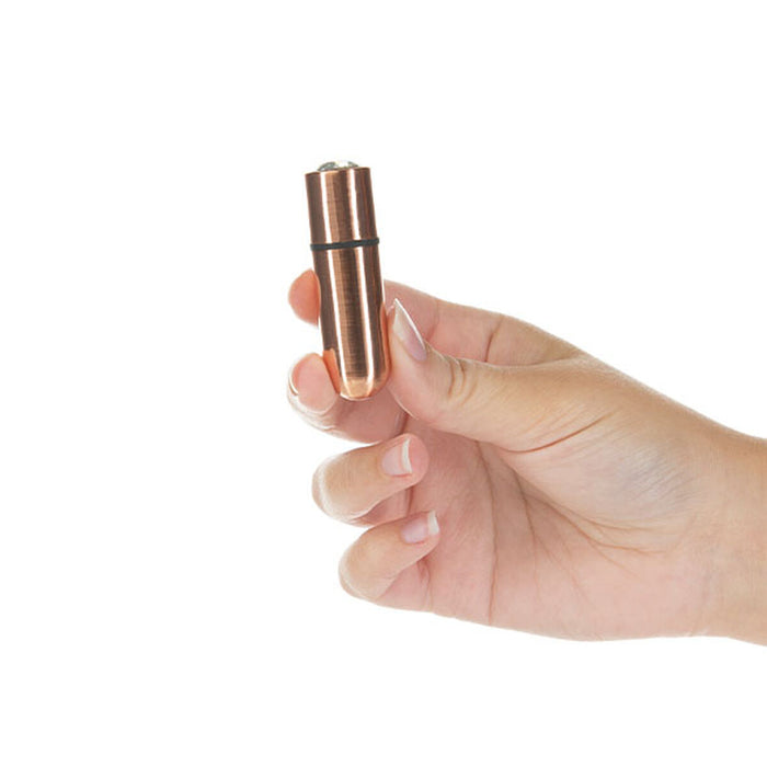 Patronvibrator First Class Mini PowerBullet Crystal 9 Guldrosa