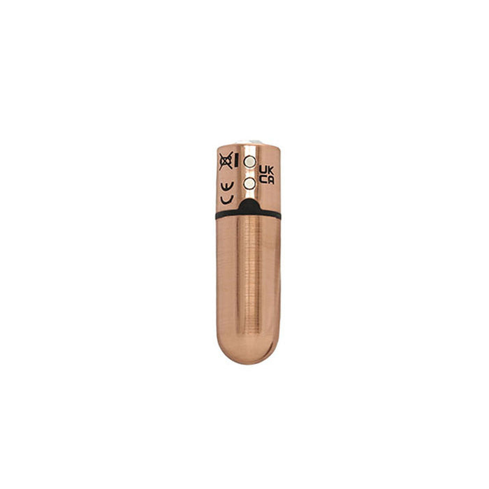 Patronvibrator First Class Mini PowerBullet Crystal 9 Guldrosa