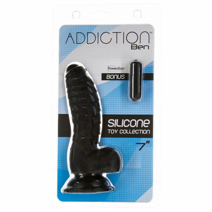 Realistisk dildo Addiction Ben Dong Black (18 cm)