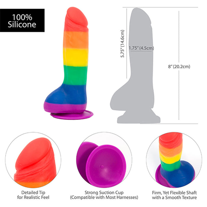 Dildo Addiction  Justin 8 Inch