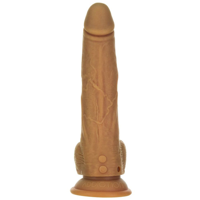 Masturberingsapparat Thrusting Dong with Remote 9 Inch Caramel (15,2 cm)