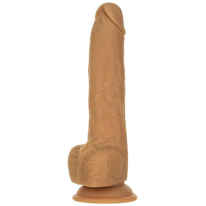 Masturberingsapparat Thrusting Dong with Remote 9 Inch Caramel (15,2 cm)