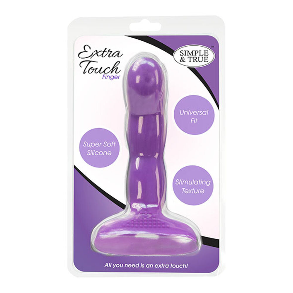 Vibrator PowerBullet Extra Touch Finger Dong Purpur Finger