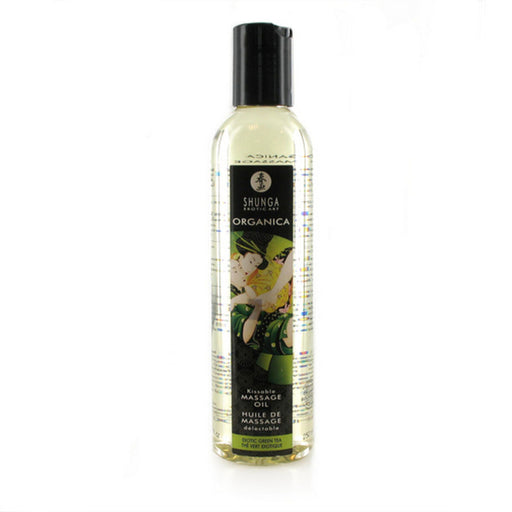 Massageolja Organic Erotic Green Tea Shunga SH1100 (250 ml)