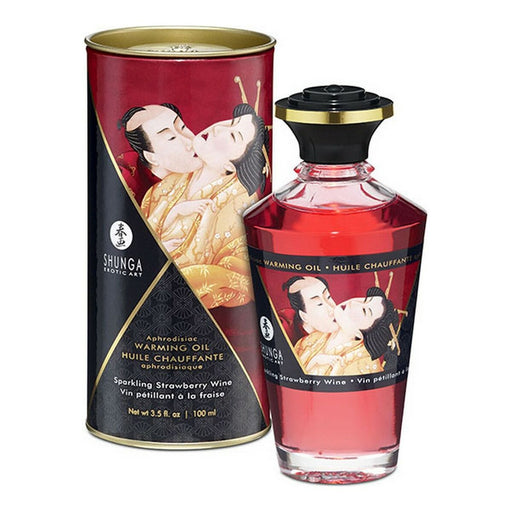 Hot Oil Jordgubb Shunga (100 ml)
