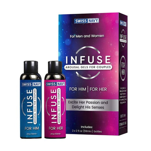 Stimuleringsgel för par Infuse Arousal Swiss Navy 01483 (2 pcs)