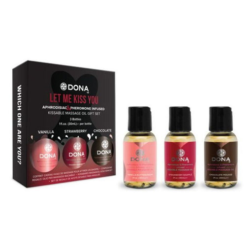 Smaksatt Massage Presentpaket (3 x 30 ml) Dona D40601
