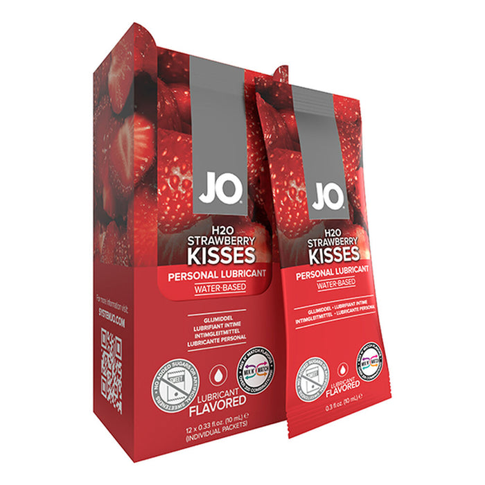 Man Basic Water Glide 100 ml System Jo Pack H2O Strawberry (12 x 0,33 fl. oz)