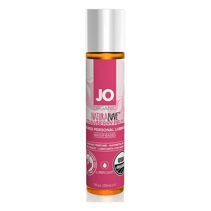 Ekologisk glidmedel NaturaLove med jordgubbsarom 30 ml System Jo 251673