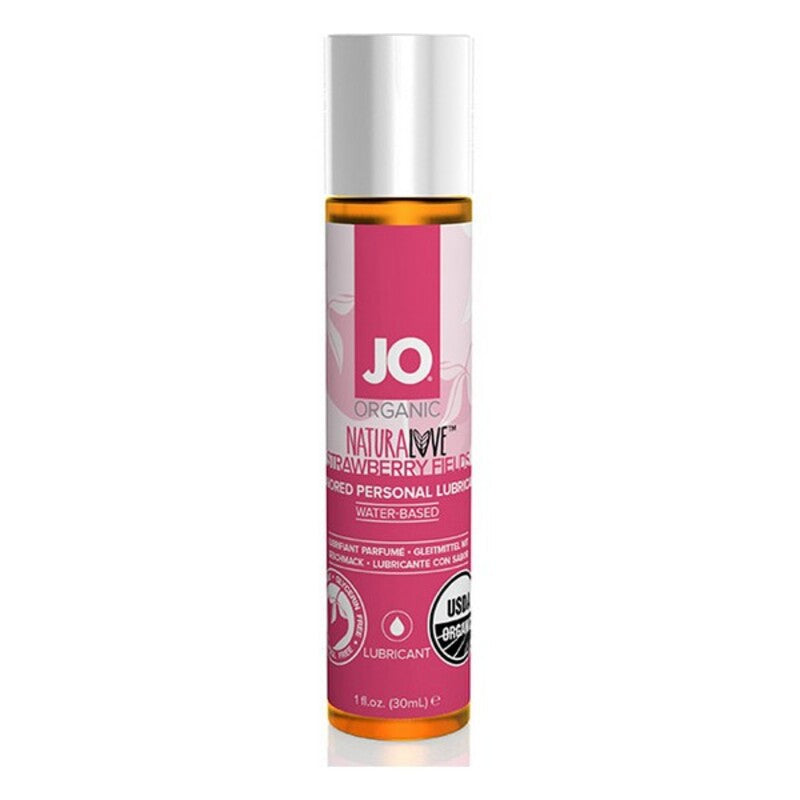 Ekologisk glidmedel NaturaLove med jordgubbsarom 30 ml System Jo 251673