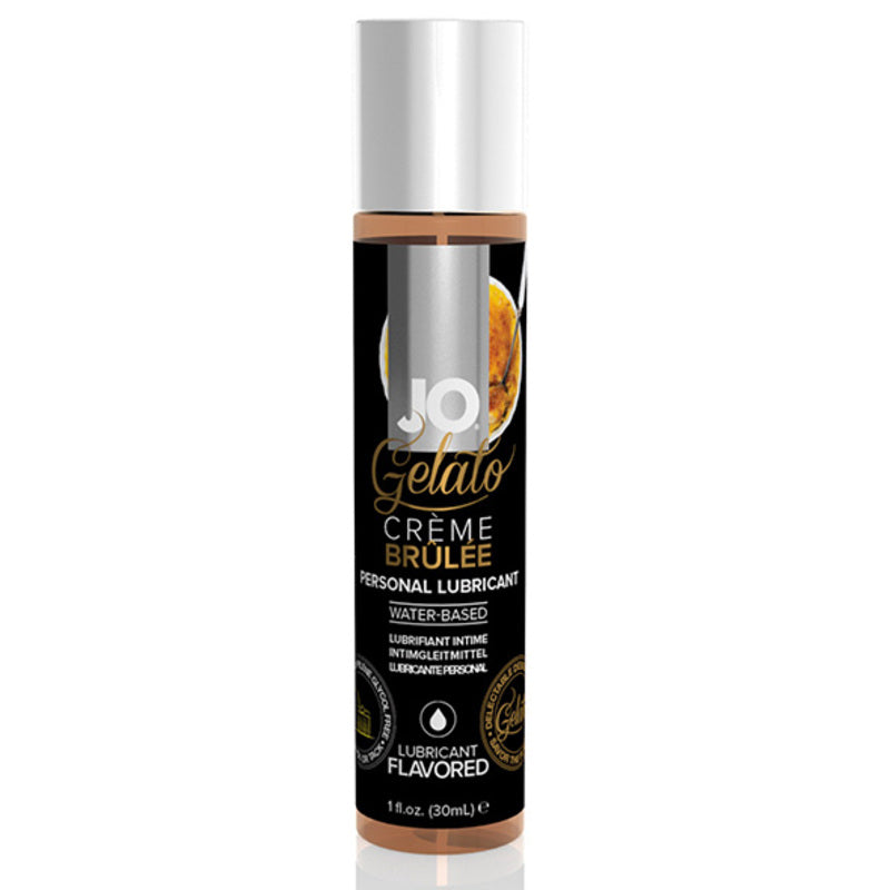 Vattenbaserat glidmedel Gelato med Creme Brulee-arom 30 ml System Jo SJ41020