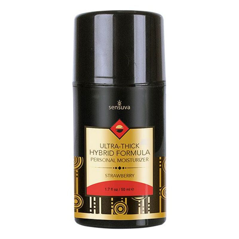 Hybridglidmedel Ultra Thick Strawberry Sensuva