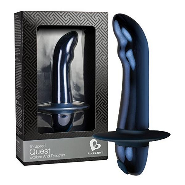 Quest Prostate Bulletvibrator Blå Rocks-Off 12248