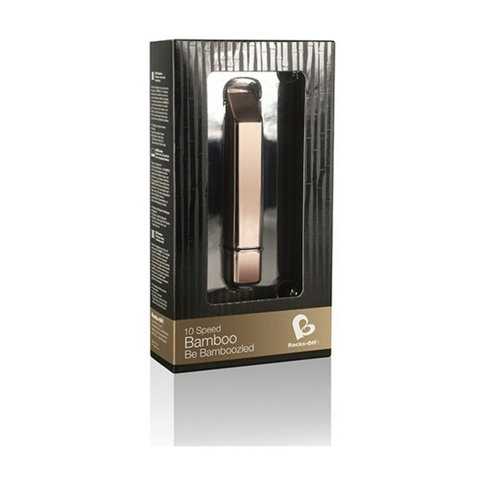 10 hastighets vibrator Bamboo, guldrosa Rocks-Off 10BBRG