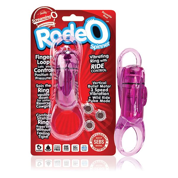 Vibratorapparat Rodeo Spinner, mörklila The Screaming O SCRS-PU-110