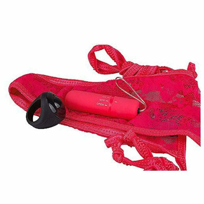 Vibratortrosa med fjärrkontroll Panty Vibe, röd The Screaming O SCPNTY-R-110