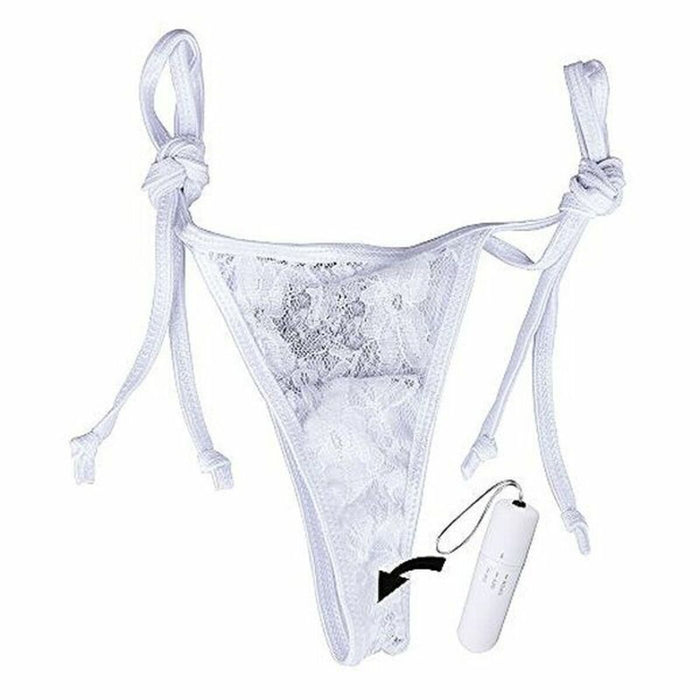 Vibratortrosa med fjärrkontroll Panty Vibe, vita The Screaming O SCPNTY-W-110