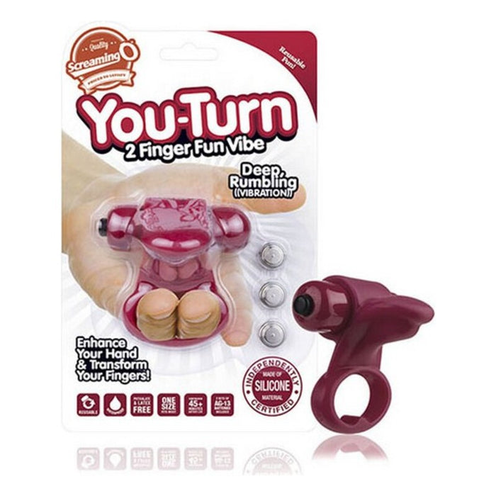 Fingervibrator Orb The Screaming O You Turn Rödbrun